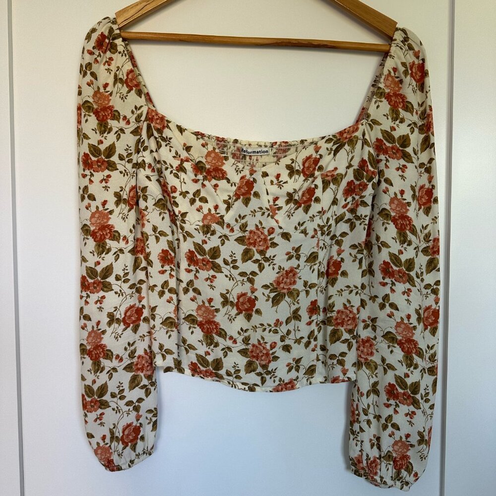 Reformation Floral Top